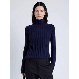 Proenza Schouler Haven Turtleneck Sweater in Navy S